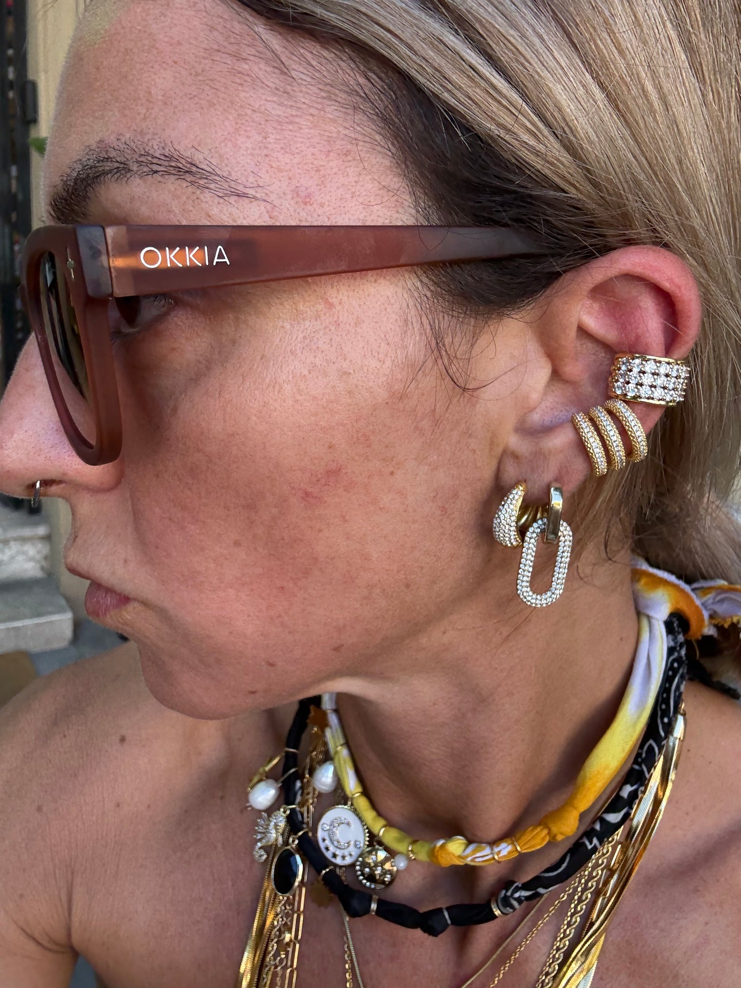 Punto Gancio strass