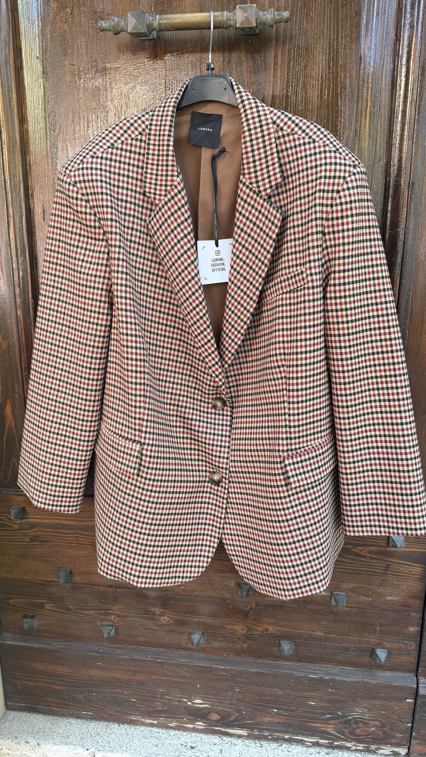Blazer over a scacchi
