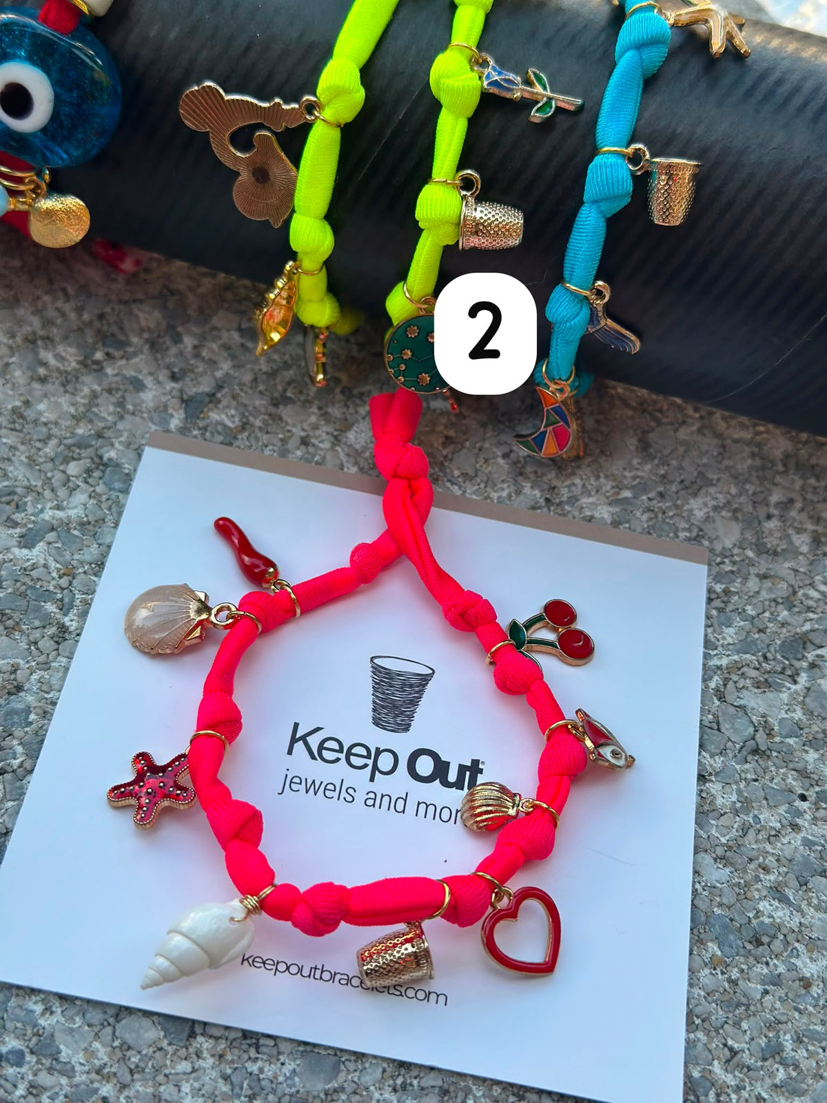 Cavigliere/Bracciali  licra Ditale Keepout