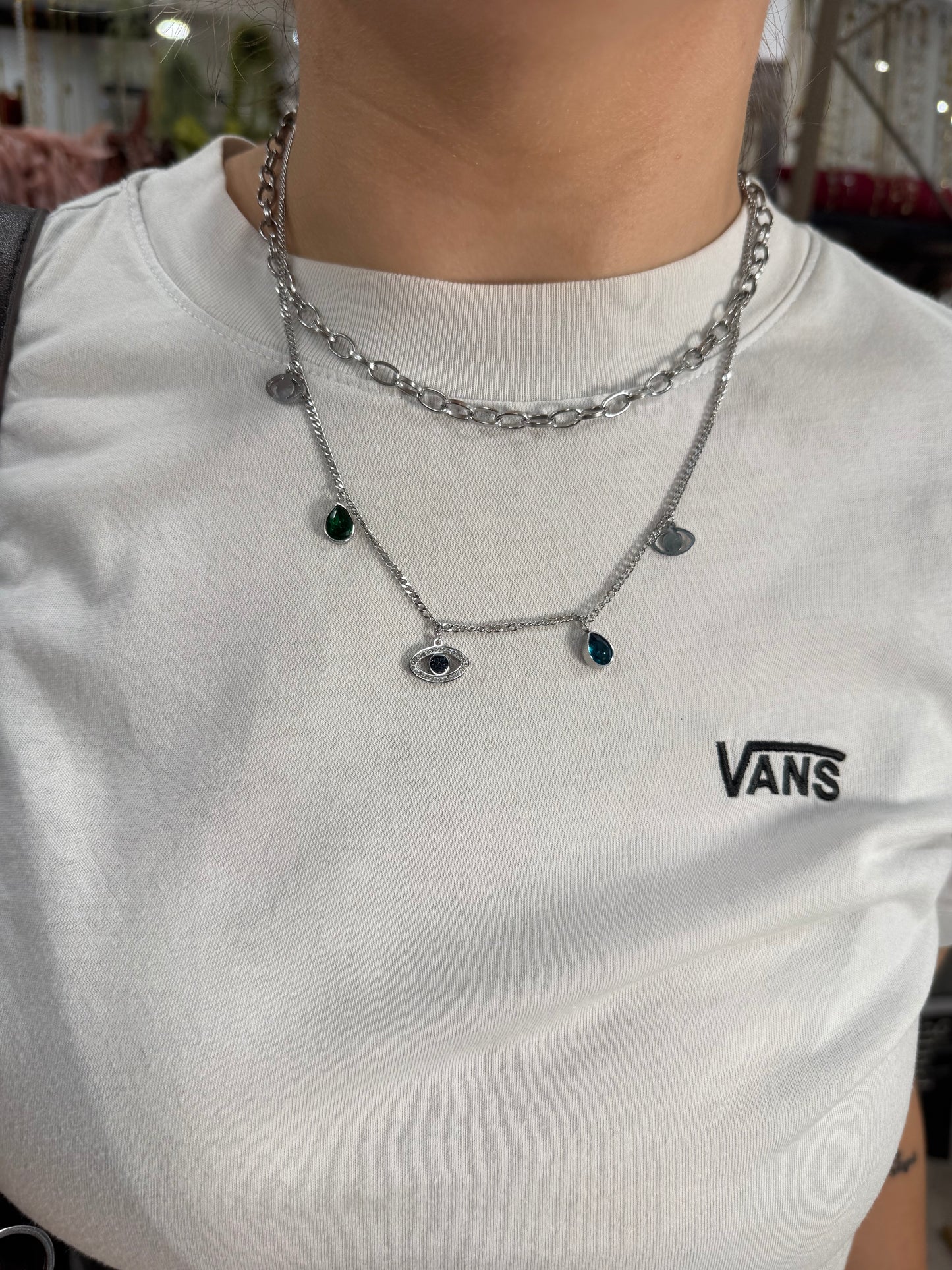 Collana doppia Eye