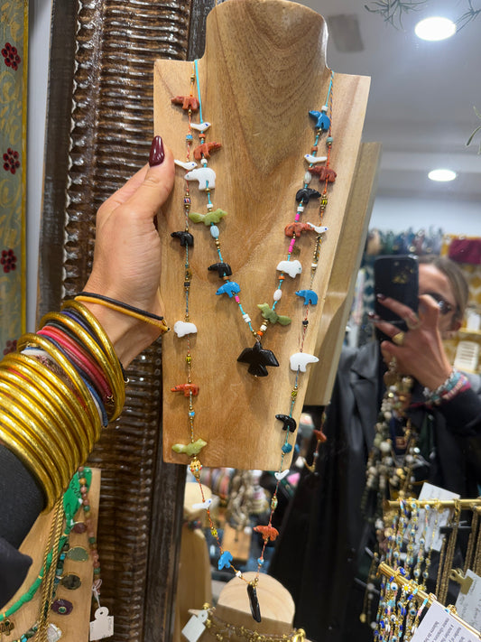 Collana Zuni Feticci nativi Cortà