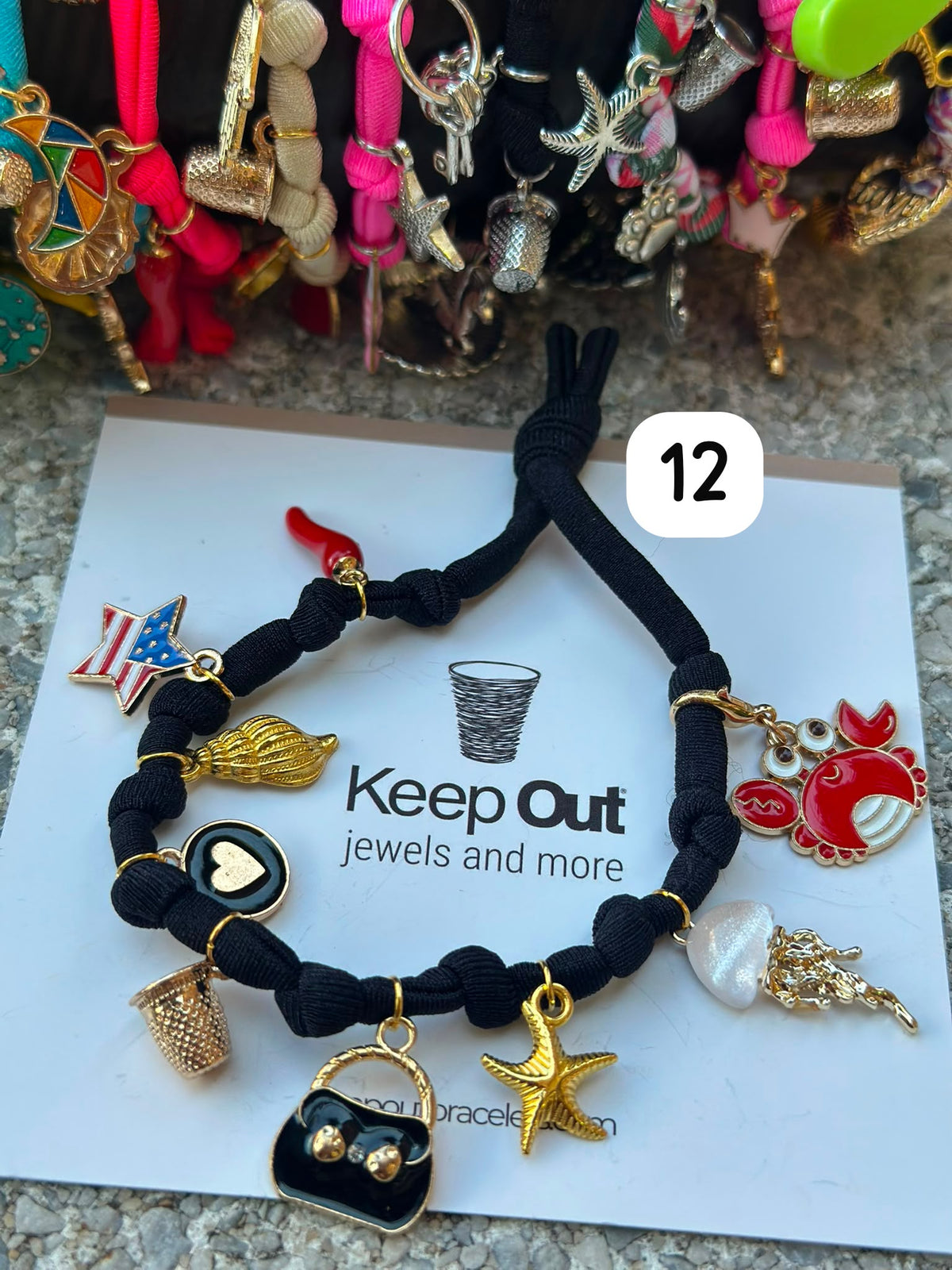 Cavigliere/Bracciali  licra Ditale Keepout