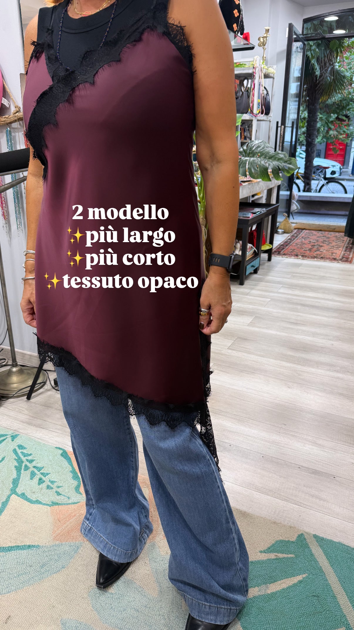 Canotta 2 Lingerie asimettrica