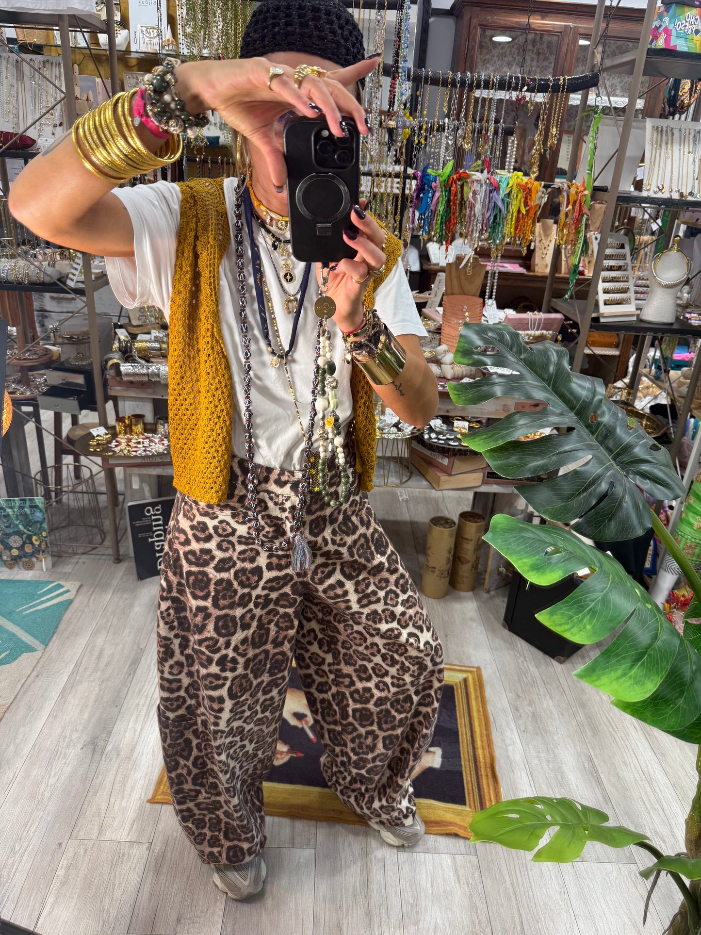 Jeans Animalier over