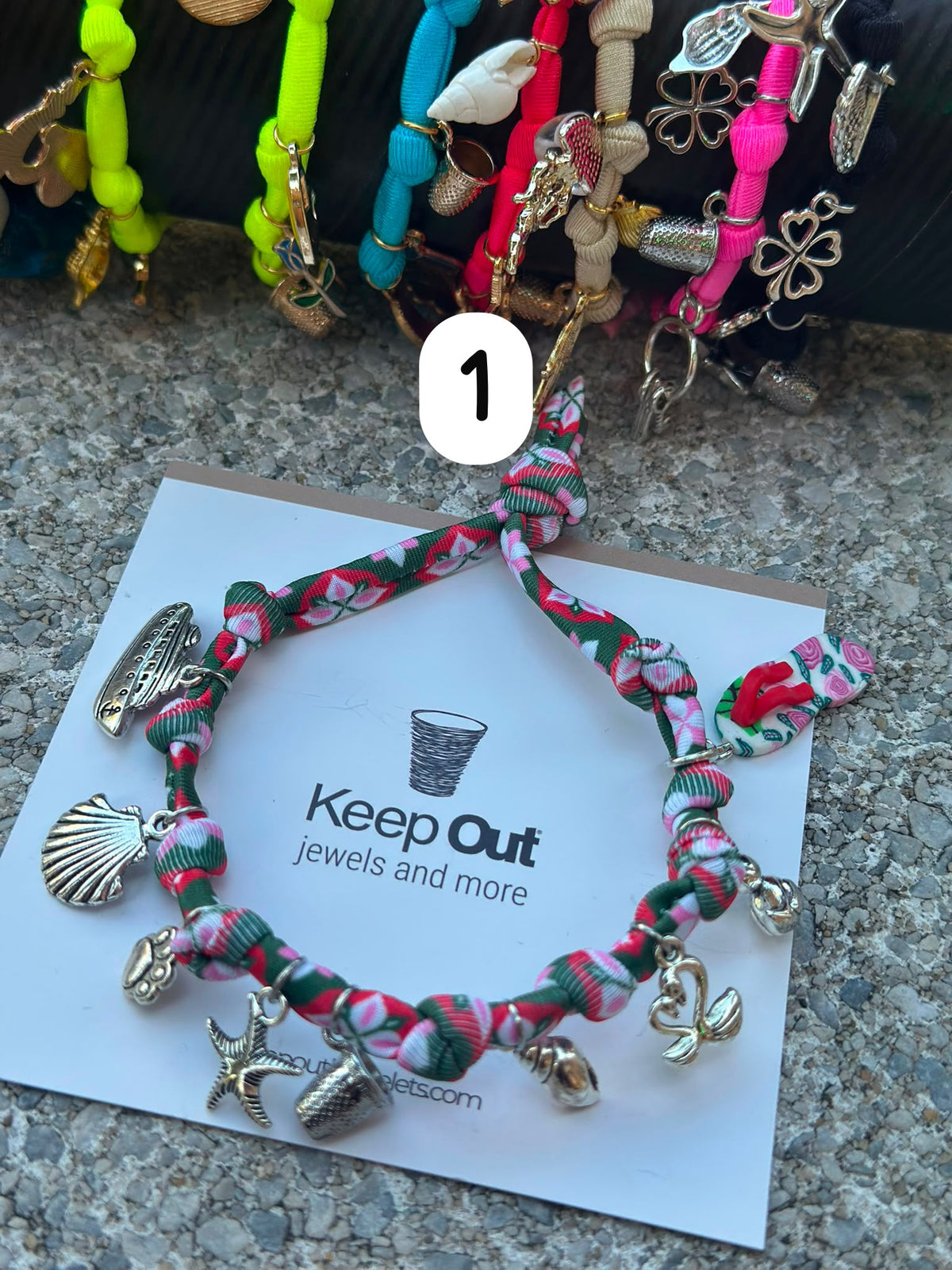 Cavigliere/Bracciali  licra Ditale Keepout