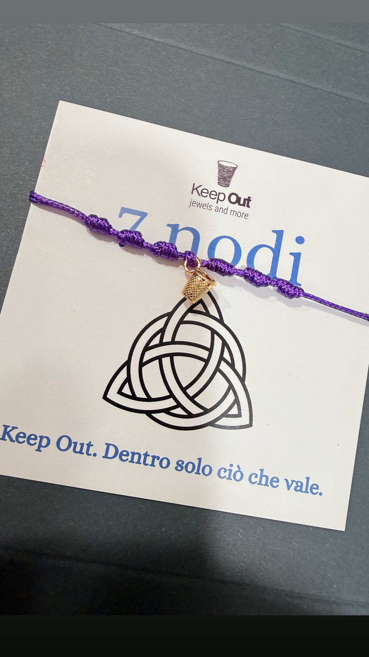 Bracciale 7 Nodi Keepout
