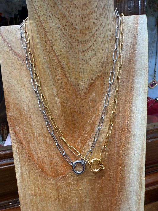Collana a catena con gancio