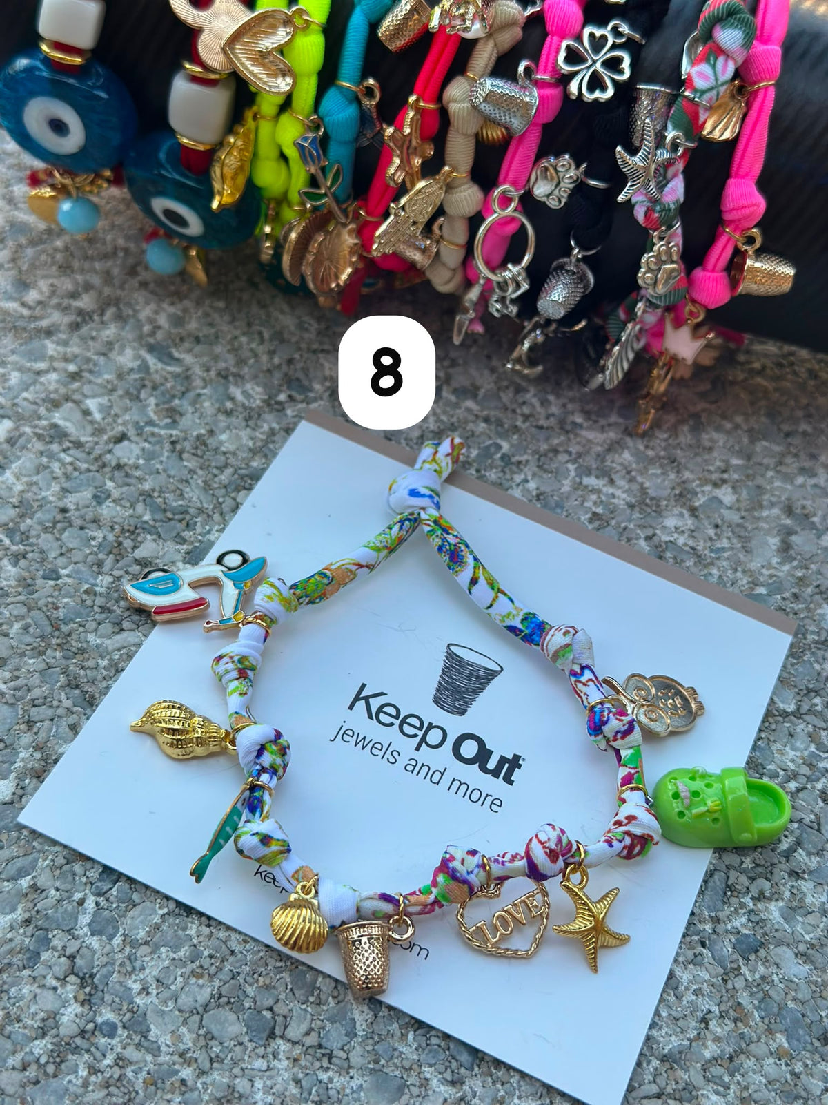 Cavigliere/Bracciali  licra Ditale Keepout