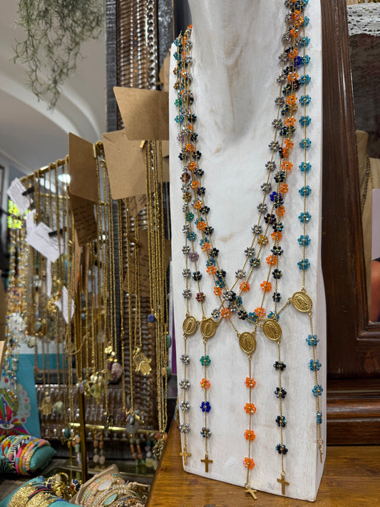 Collier Chapelet Croix ALANI