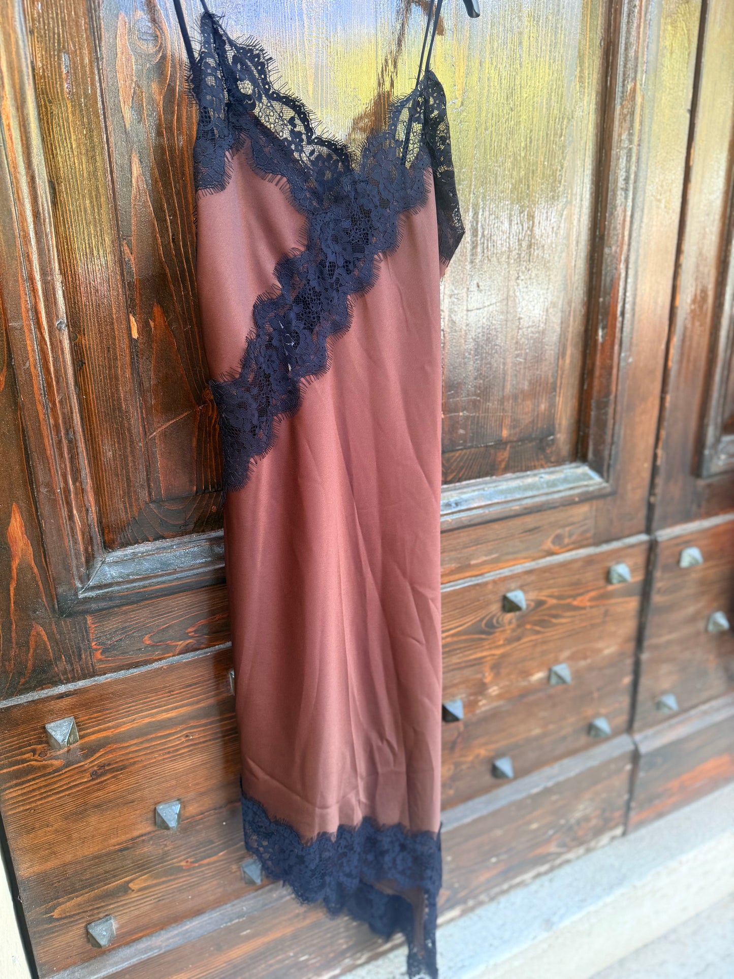 Canotta lingerie  asimmetrica