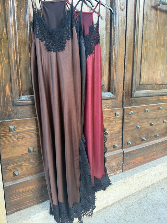 Vestito Lingerie lungo