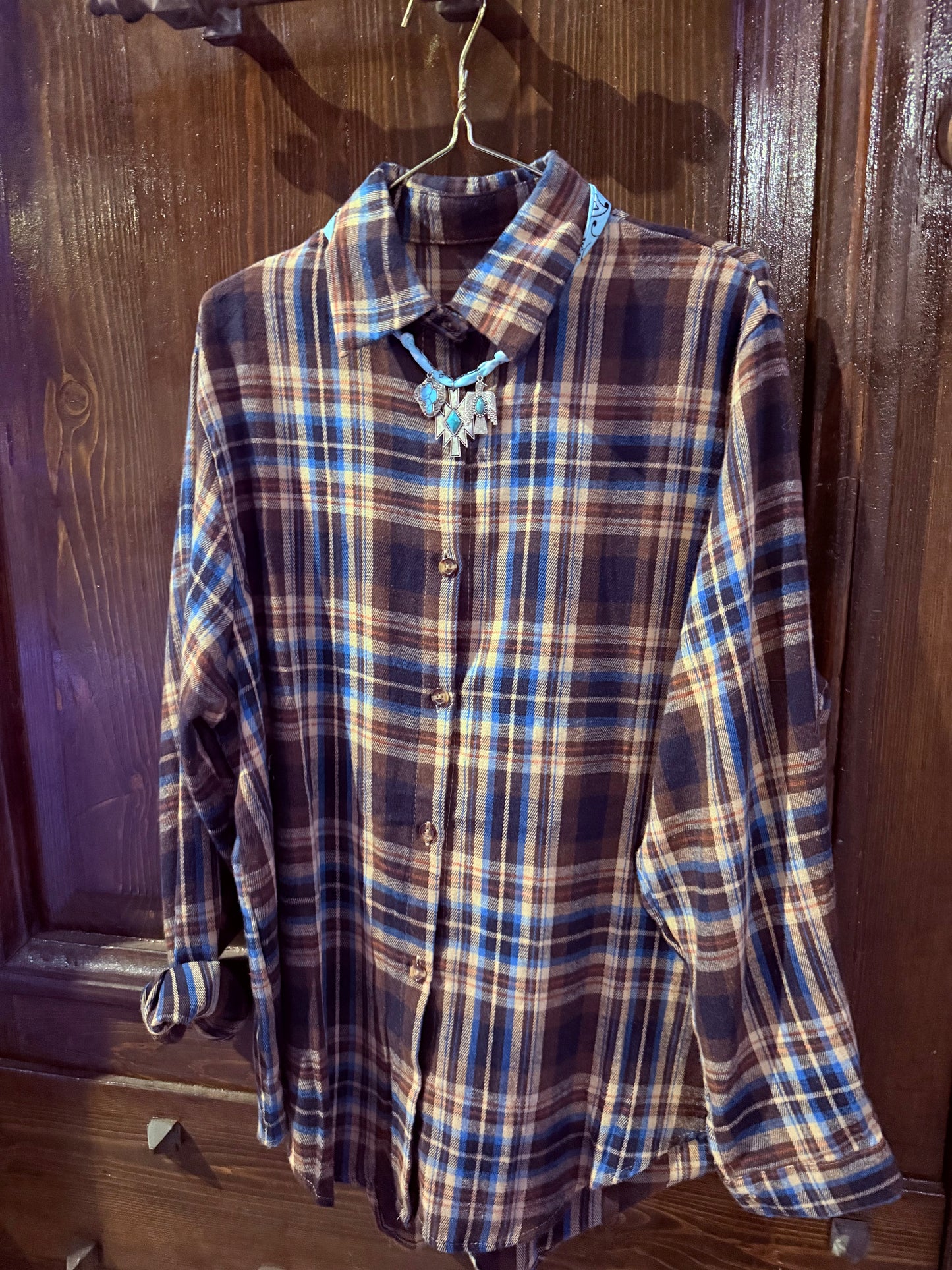 Camicia Scacchi lana