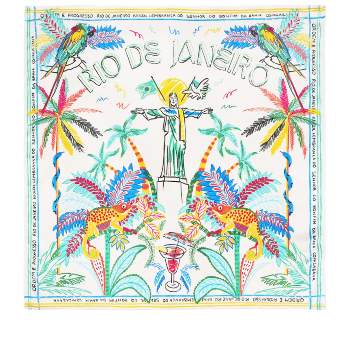 MINI SCARF BAHIA 55x55