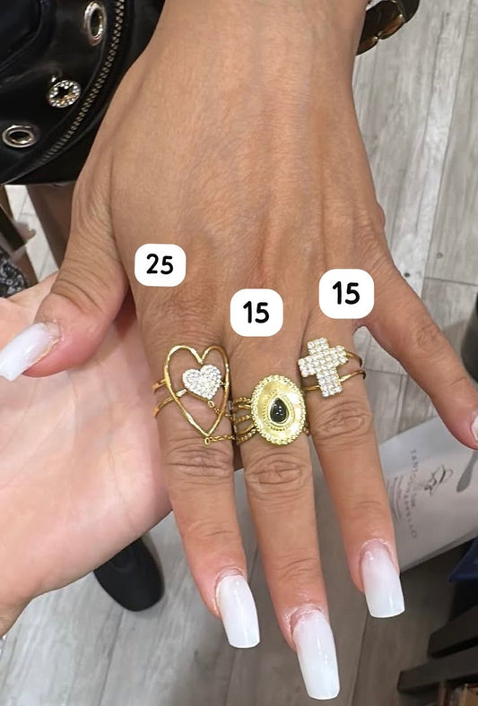 Set Anelli regolabili