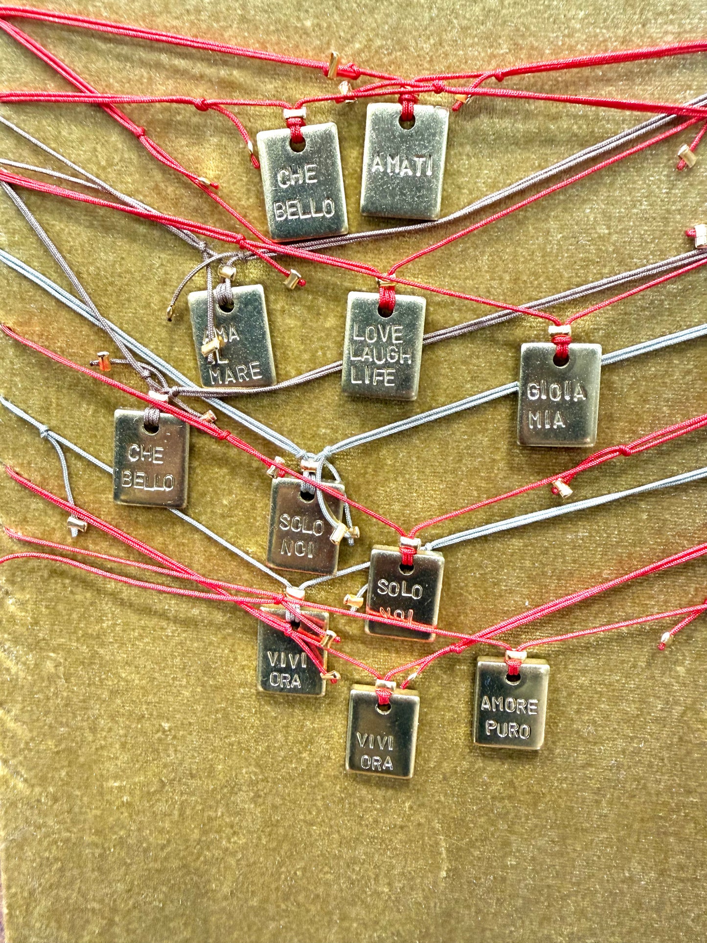 Collanina Piastra e filo