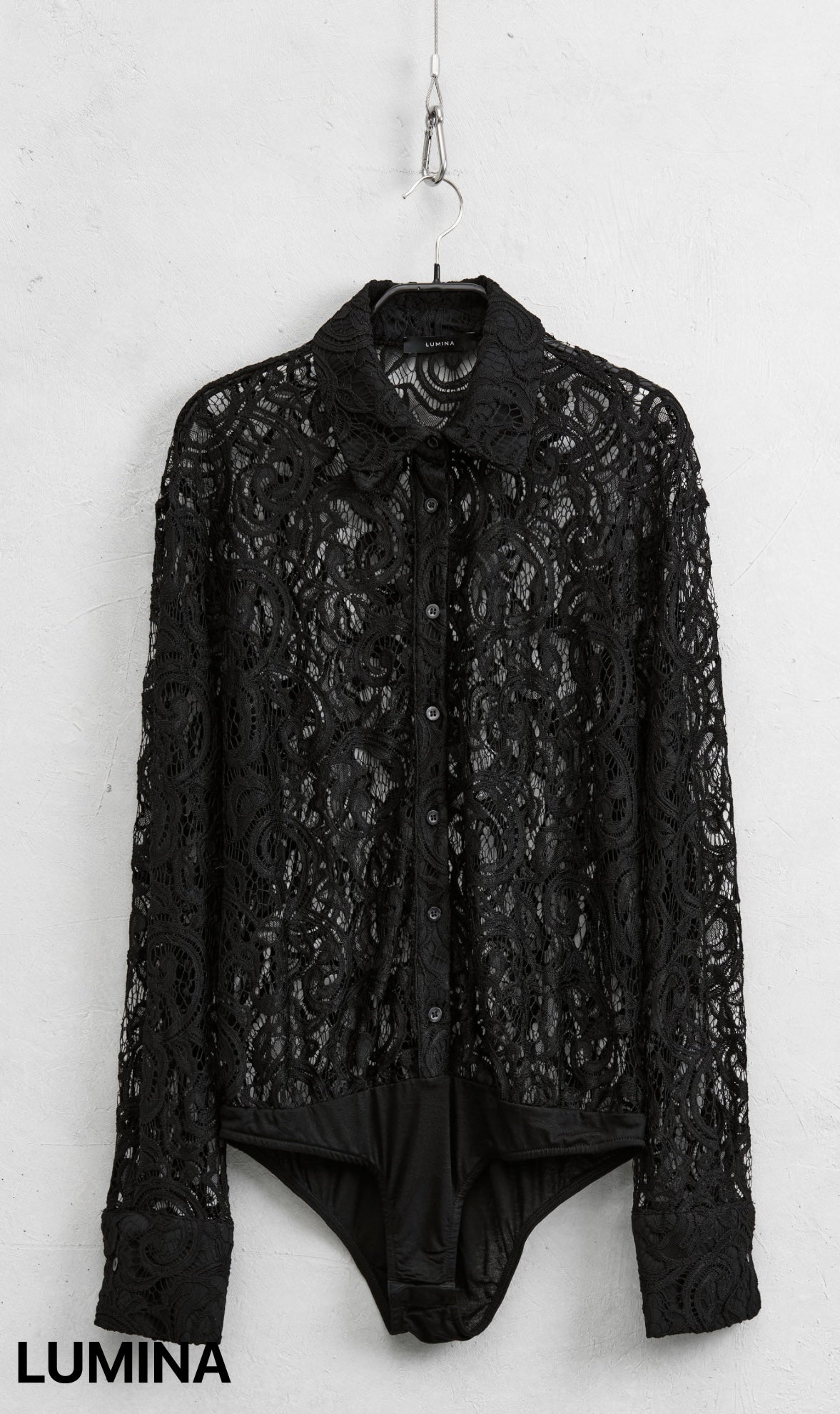 CAMICIA BODY IN PIZZO