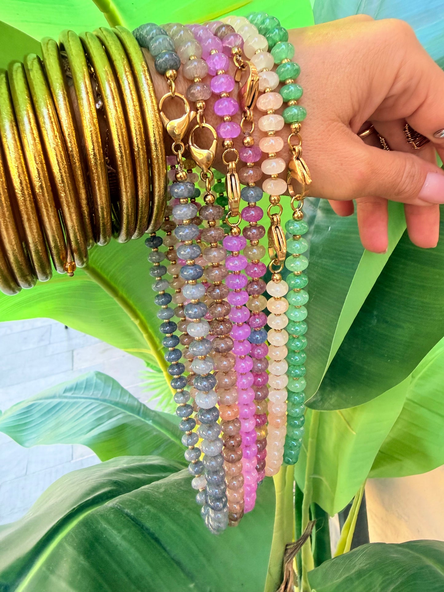 Collana Oval Drop resina