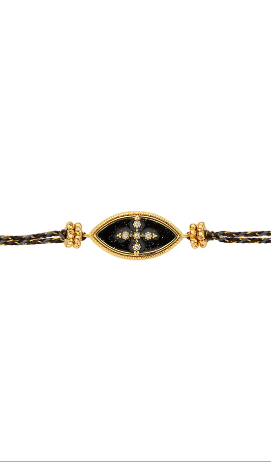 BRACELET - BLACK CHENNAI IRIS