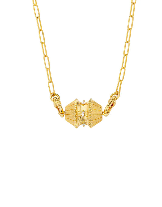 NECKLACE - GOLD BIG TALISMAN