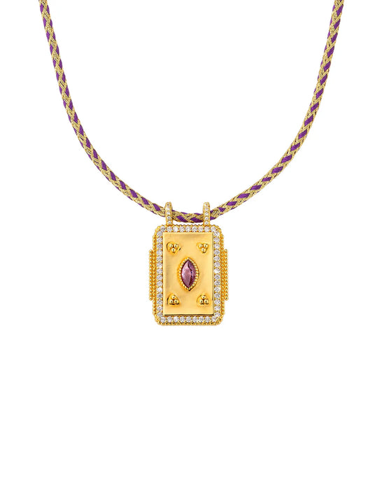 NECKLACE - PURPLE MYSTIC BOHEME