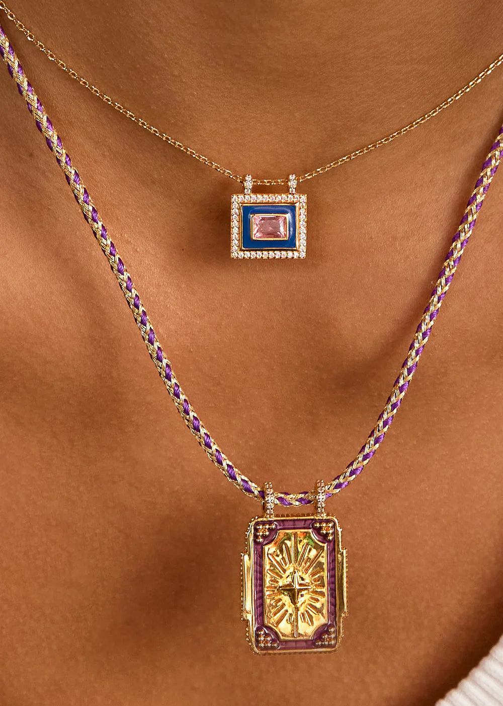 NECKLACE - PURPLE MYSTIC BOHEME