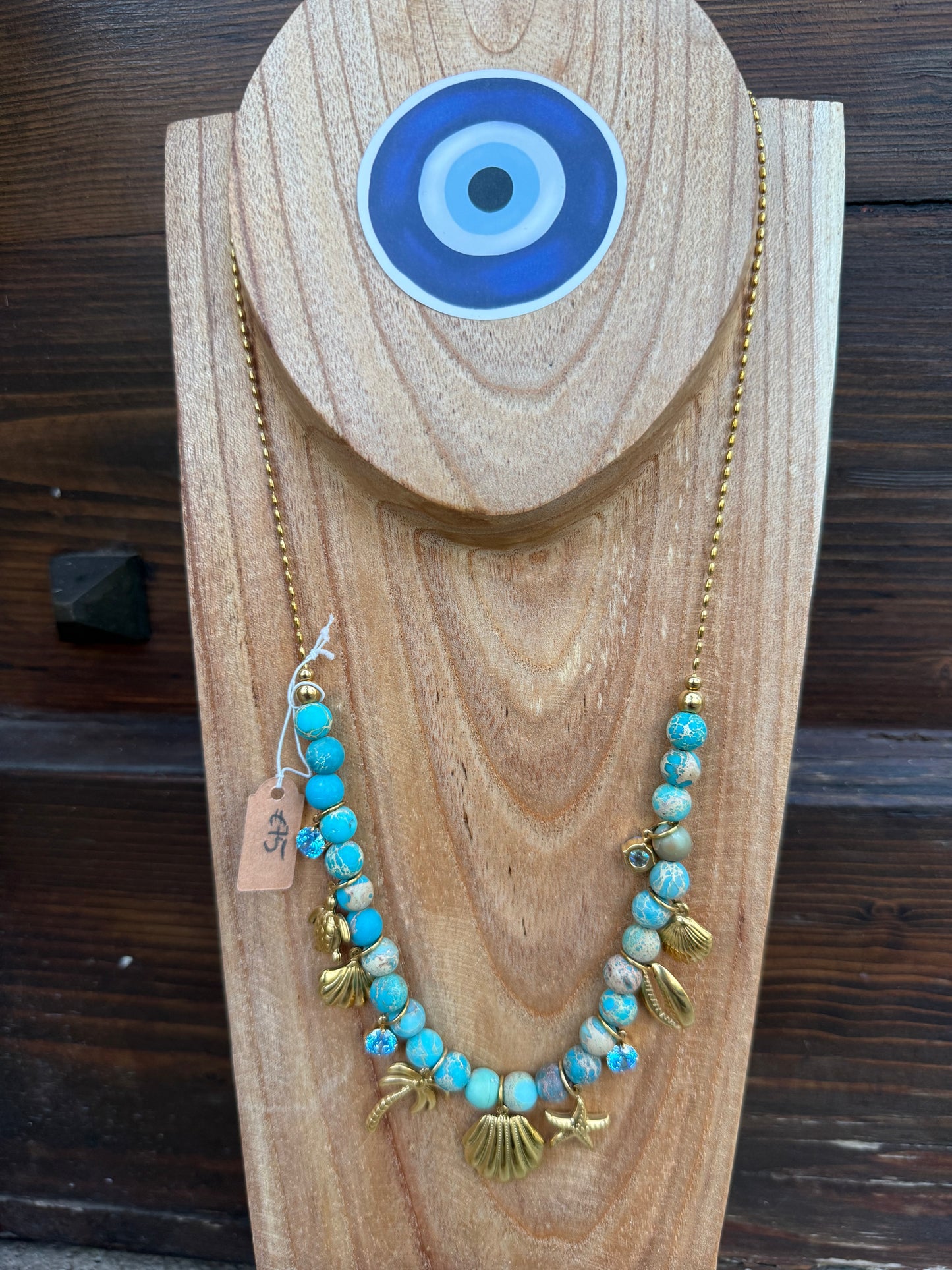 Collier Multi Aqua