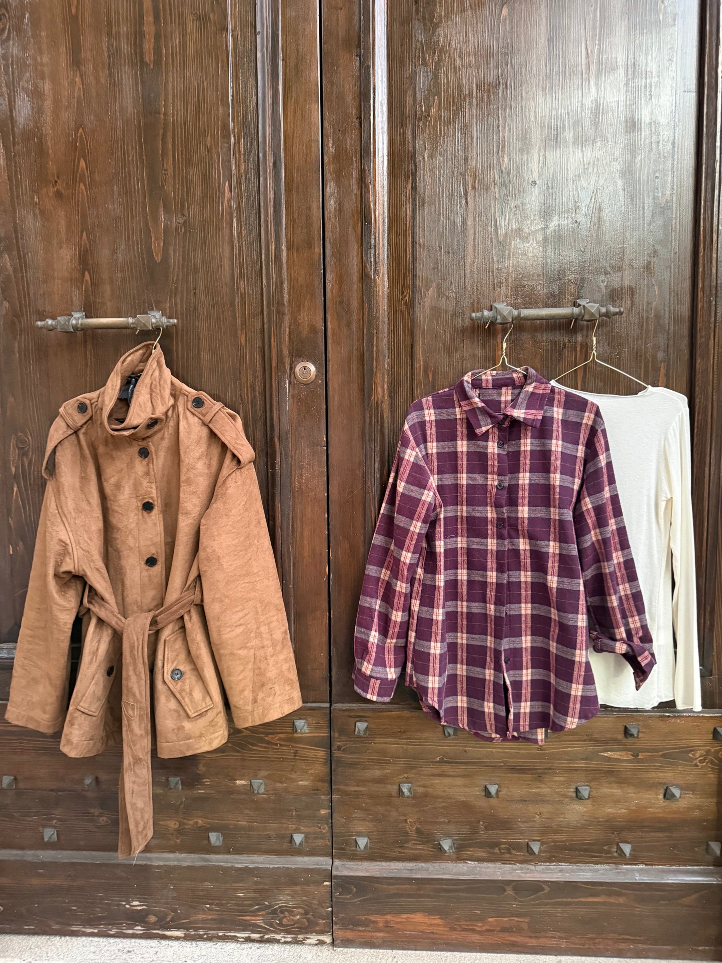 Camicia Scacchi lana