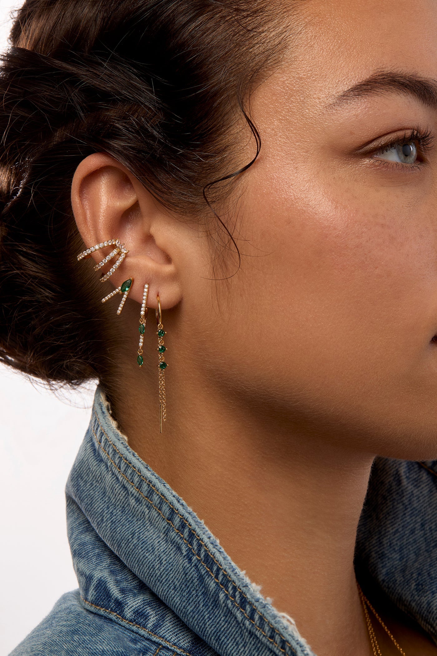 FAUX PIERCING - WHITE MALIA