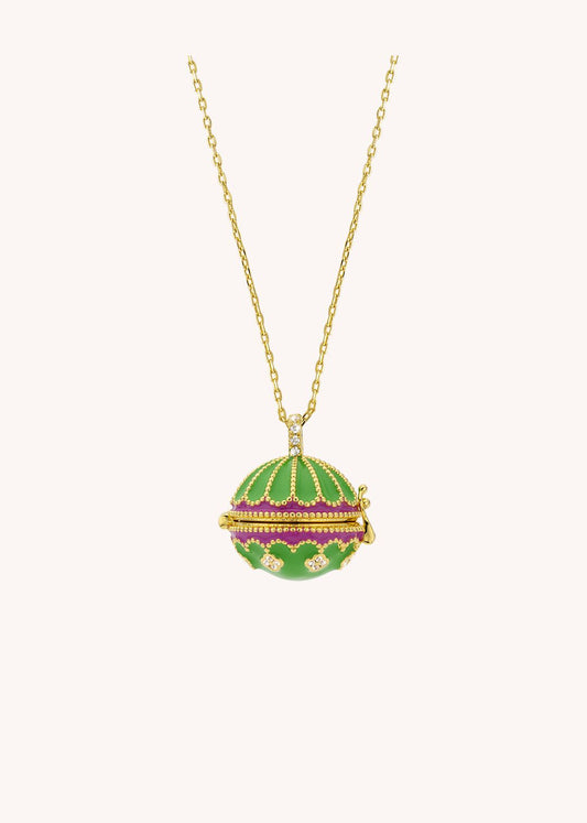 Collier-green fucsia Protection