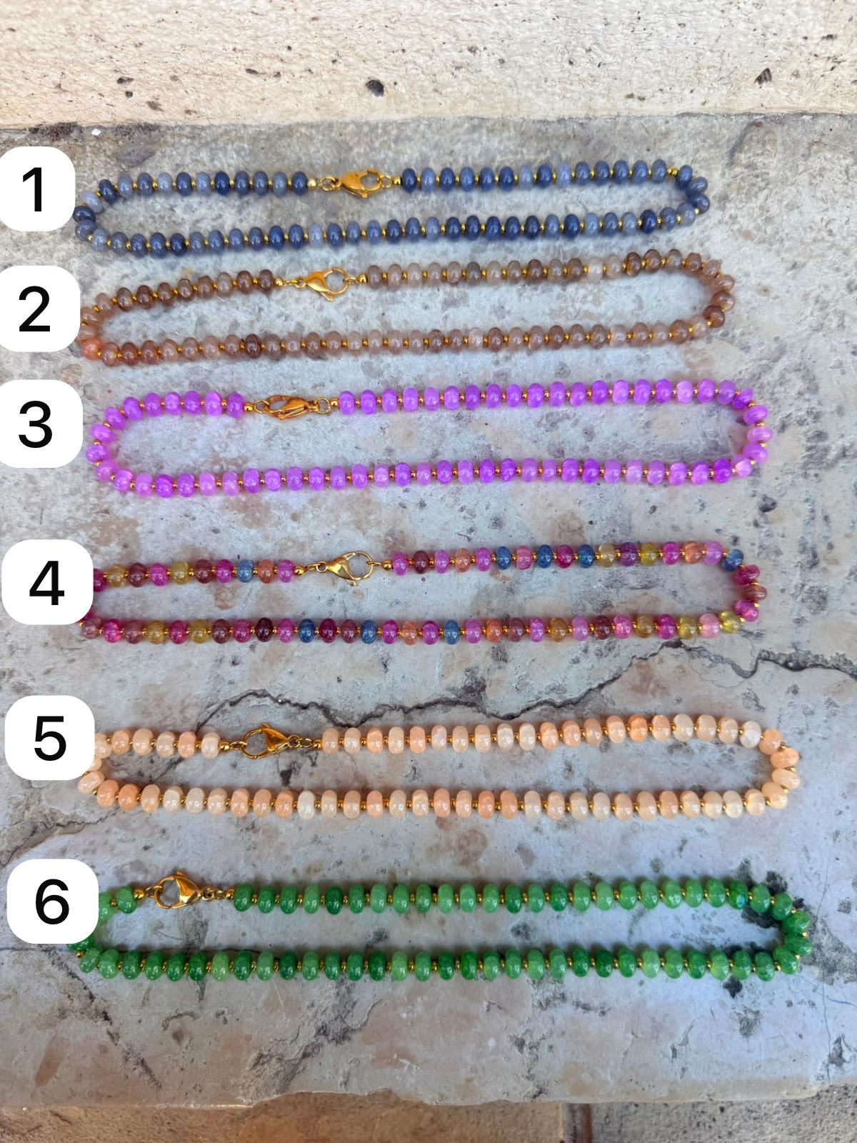 Collana Oval Drop resina