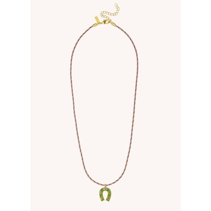 Collier-Green Mini Horseshoe