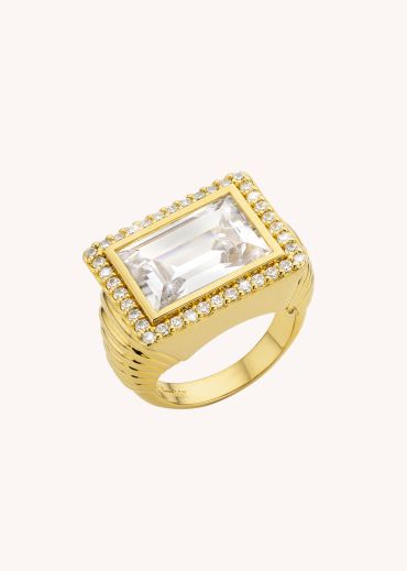 Anello white Stone Sofia