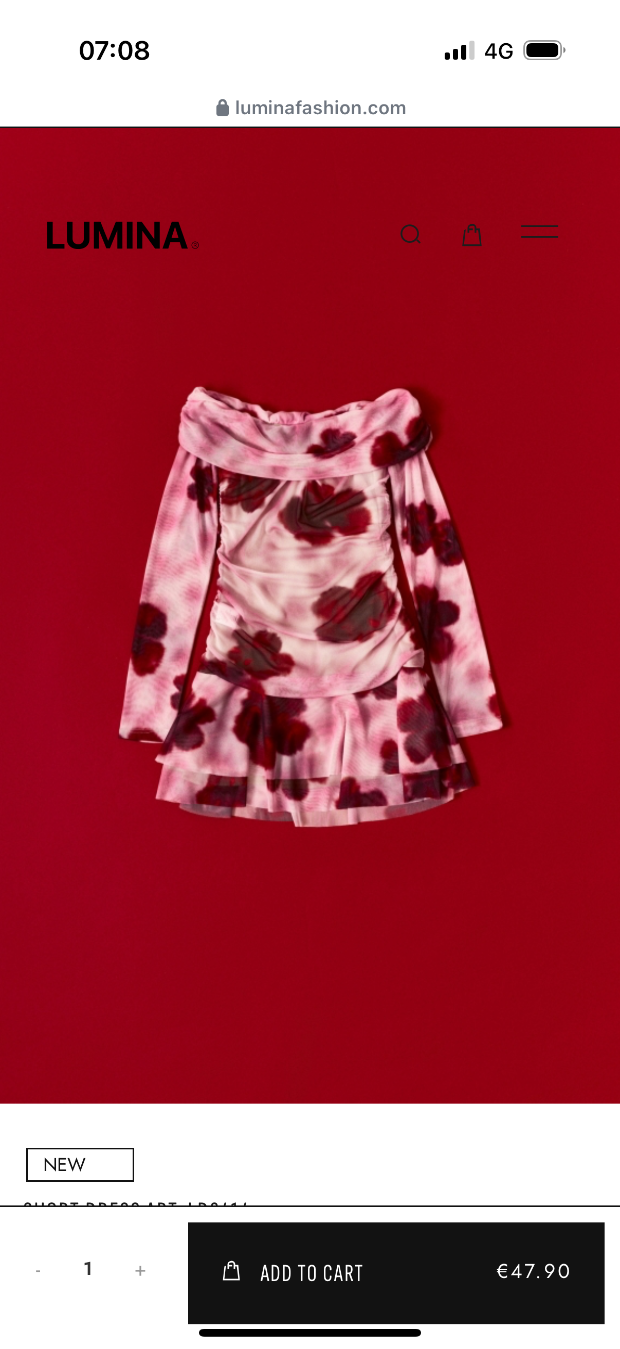 Short Flowers Dress