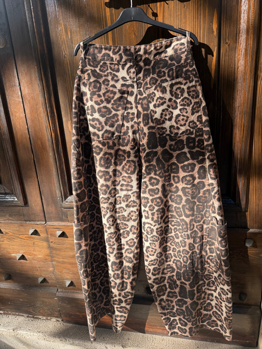 Jeans Animalier over