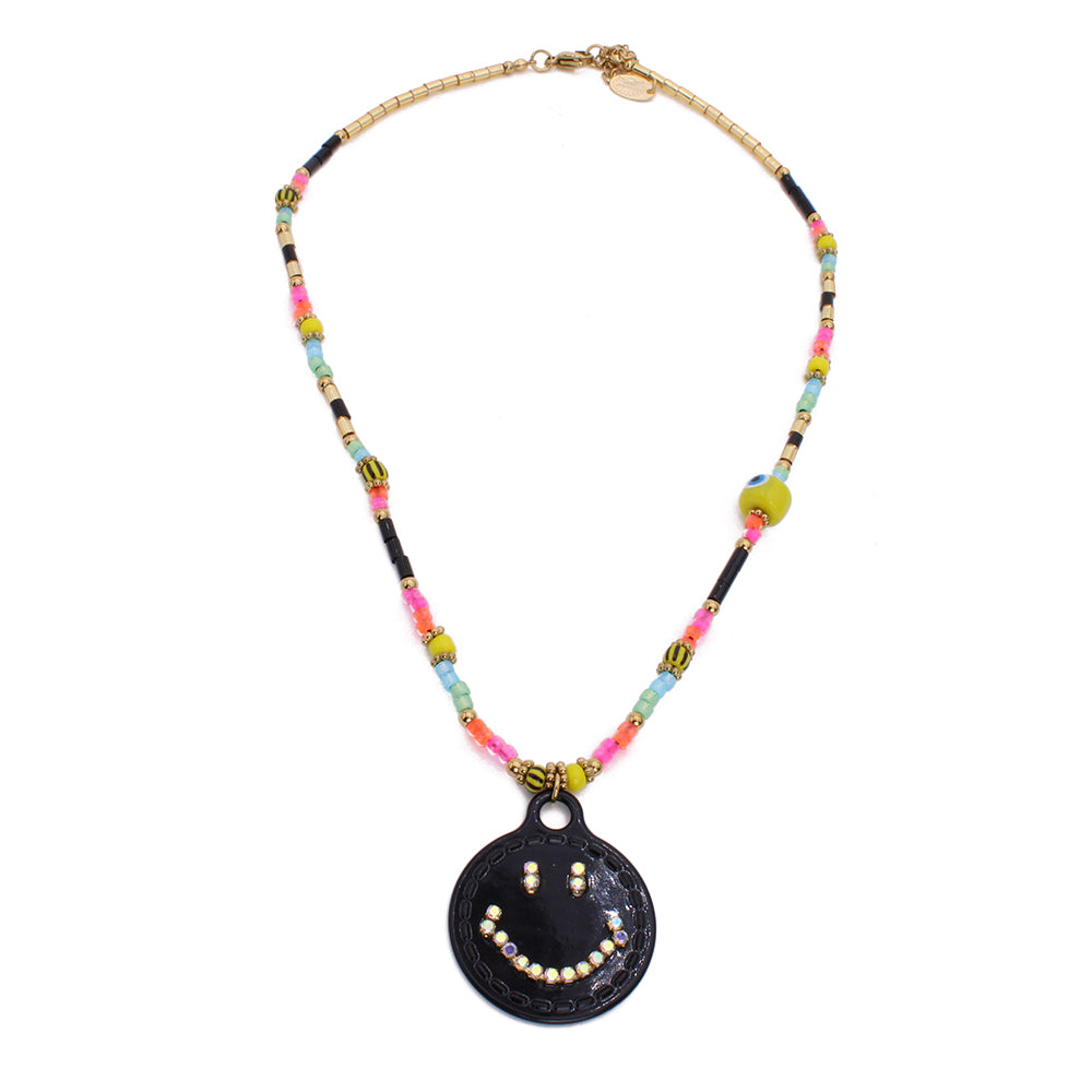 Collana con faccina sorridente