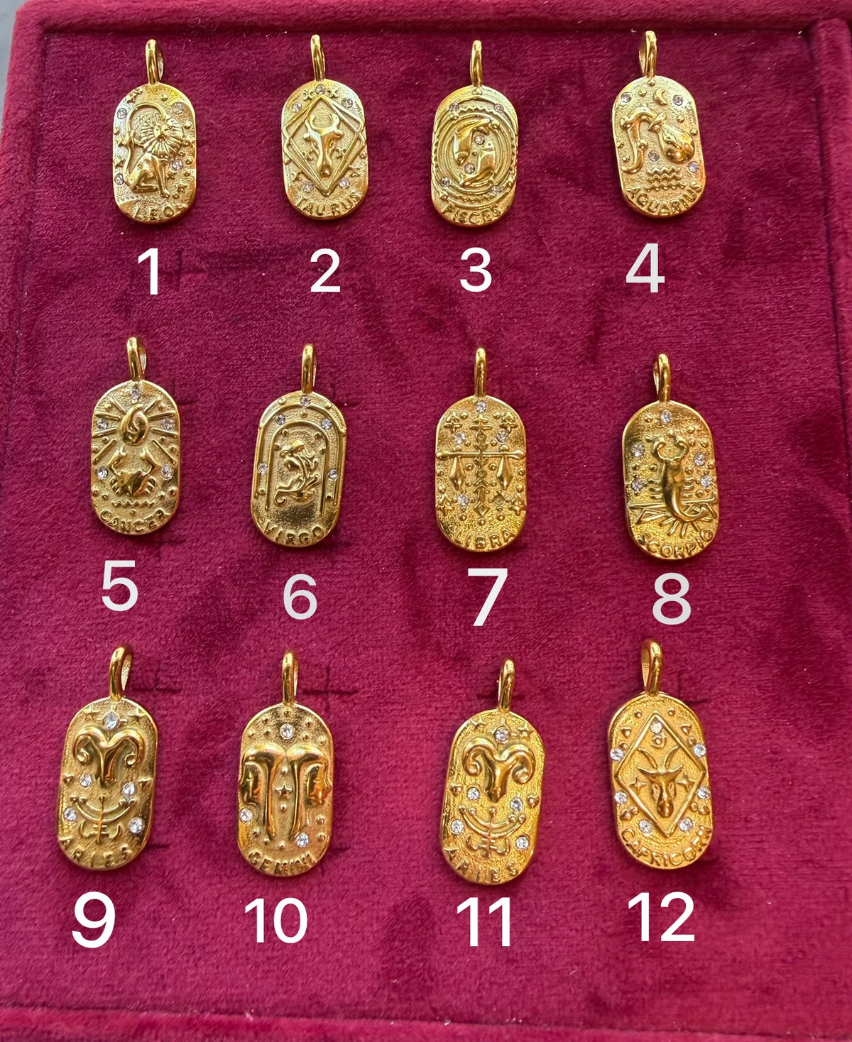 Ciondoli segno zodiacale