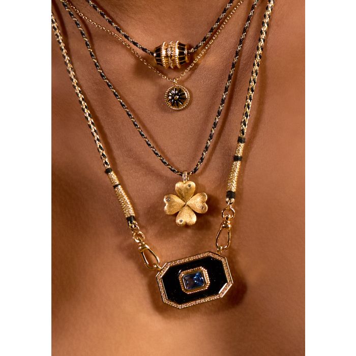 COLLIER - BLACK SHINY YUCATAN