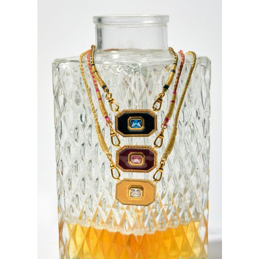 COLLIER - BLACK SHINY YUCATAN