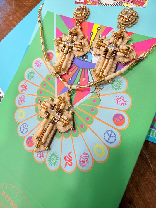 Collier Pendentif Fantaisie Croix BABY MARTA