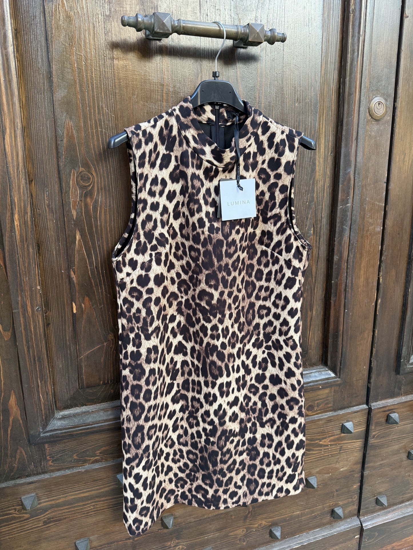 VESTITO LUMINA LEOPARDO