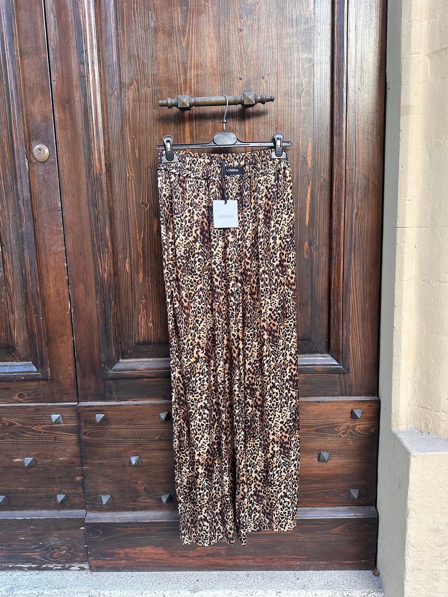 PANTALONI ANIMALIER LUMINA